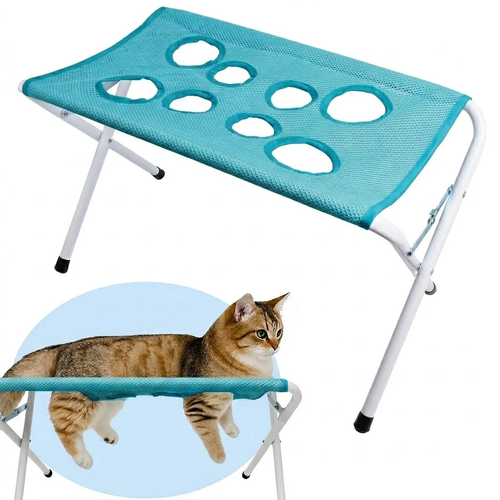 Purrelia Foldable Grooming Hammock, front view