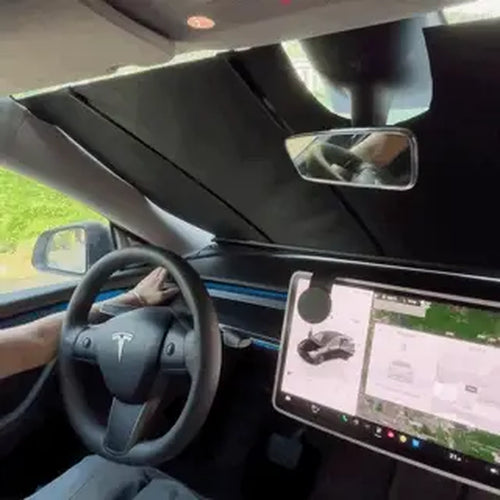 Experience Ultimate Comfort with the Upgraded Tesla Model Electric Sunshade