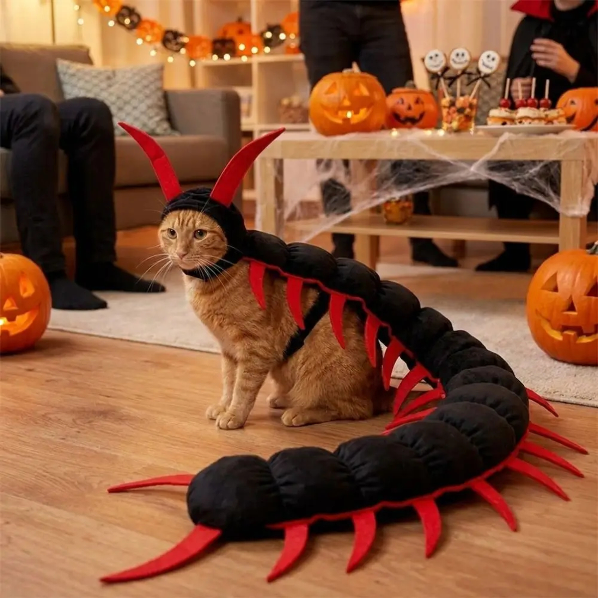 Purrelia Centipede Cat Costume, view 2
