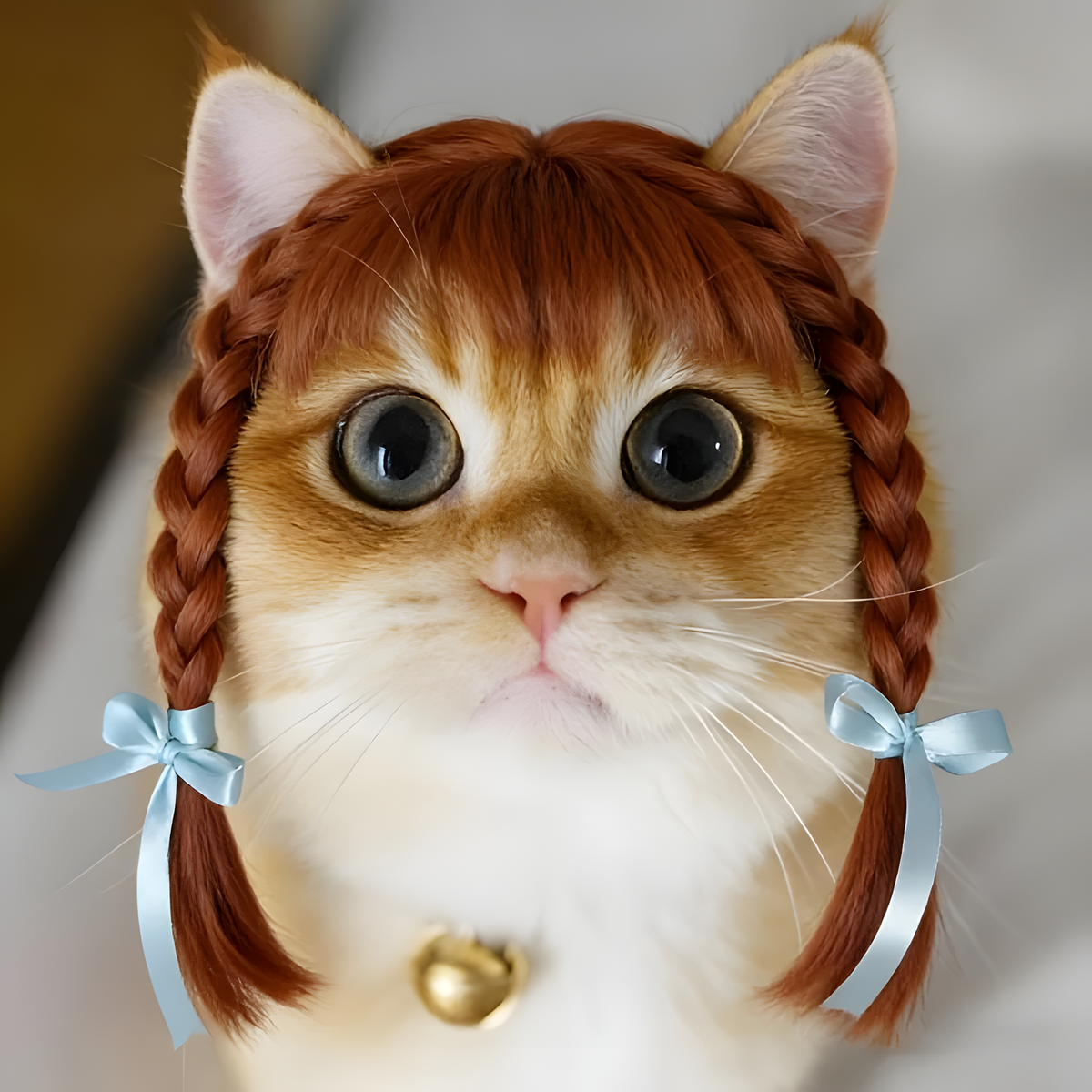 Purrelia Braided Pet Wig, view 2
