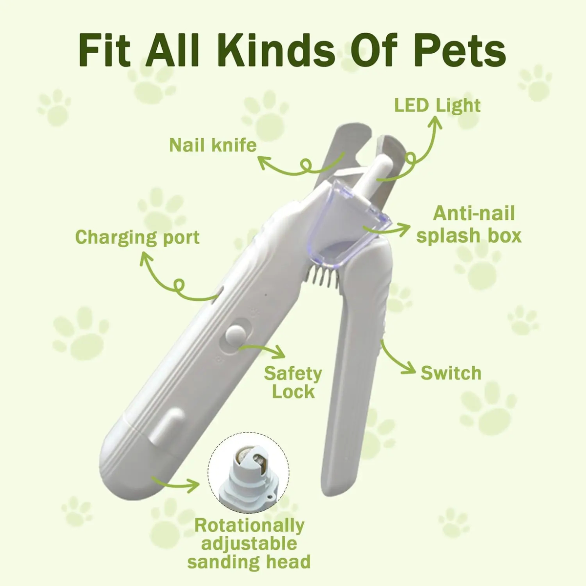 Purrelia LED Pet Nail Clipper, view 2