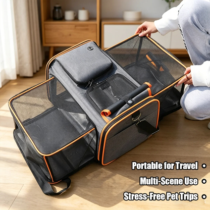 Purrelia Expandable Pet Travel Carrier, view 3