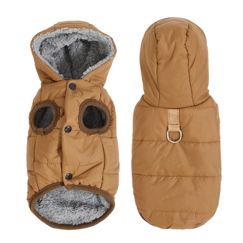 Purrelia Hooded Fleece Pet Jacket, view 3