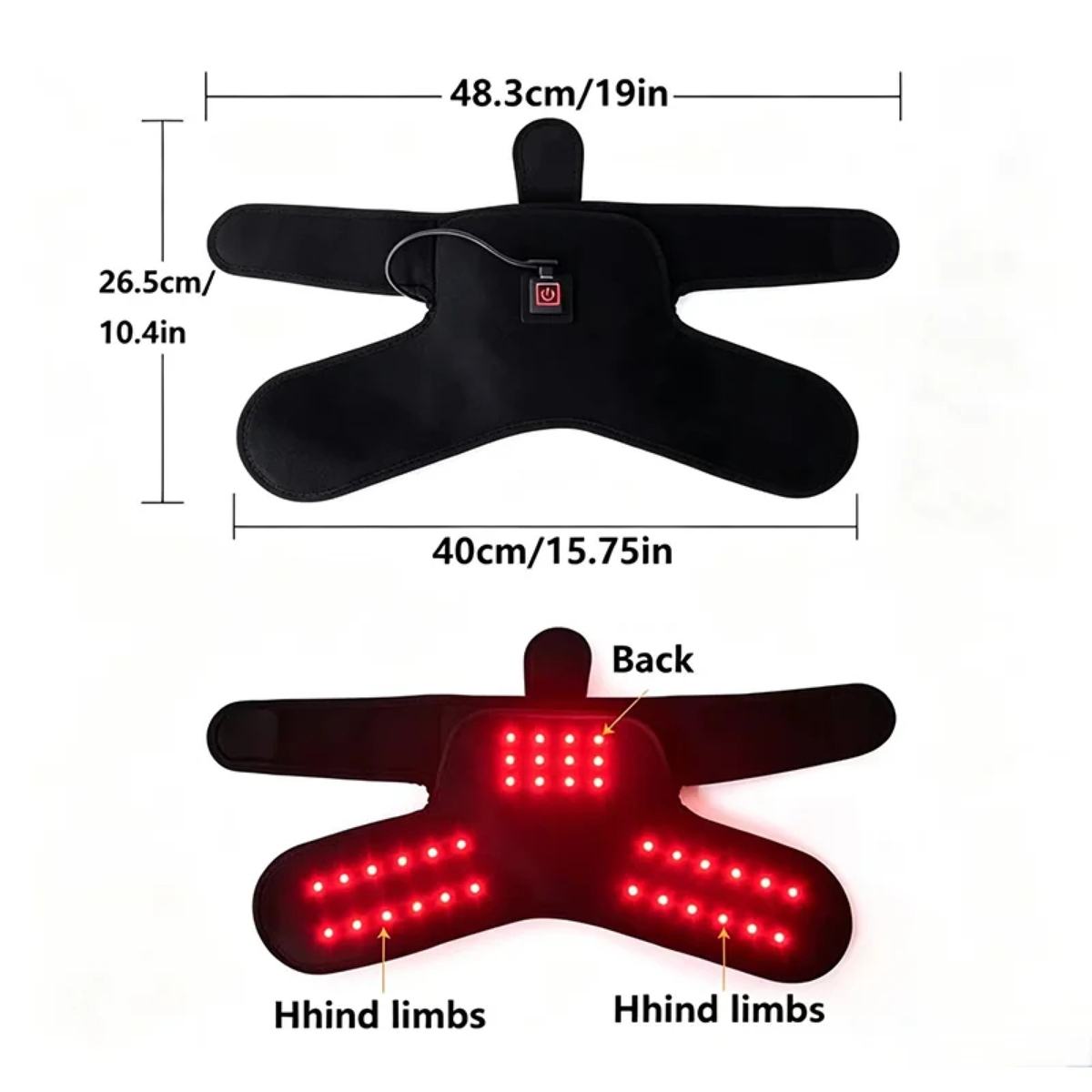 Purrelia Red Light Wrap for Pets, view 3