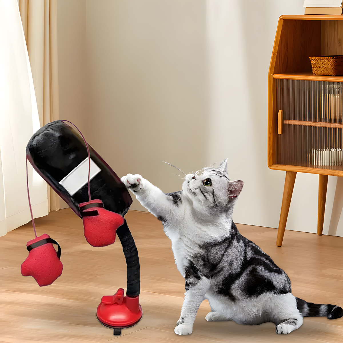 Purrelia Cat Boxing Toy, view 3