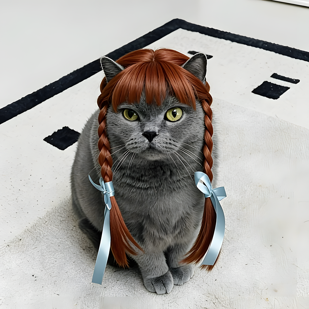 Purrelia Braided Pet Wig, view 4