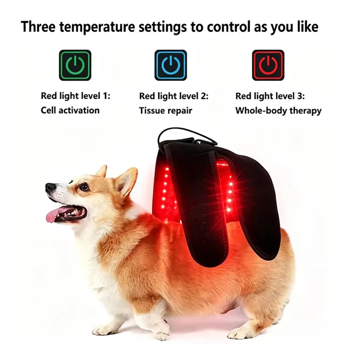 Purrelia Red Light Wrap for Pets, view 5