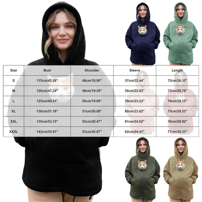 Purrelia Pet Pouch Hoodie, view 6