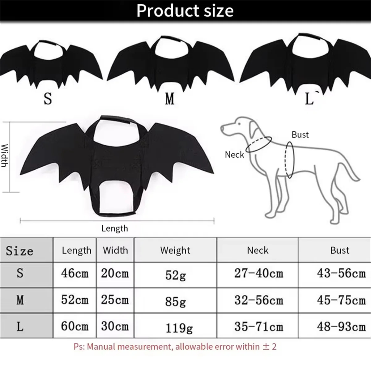 Purrelia Pet Bat Wings, view 6