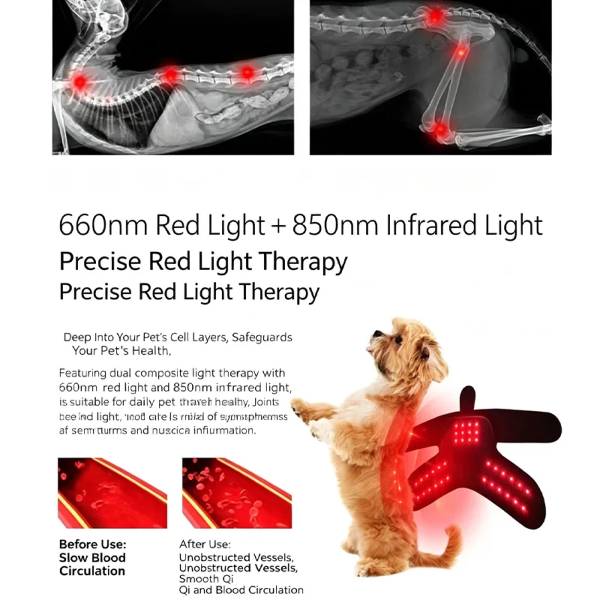 Purrelia Red Light Wrap for Pets, view 6
